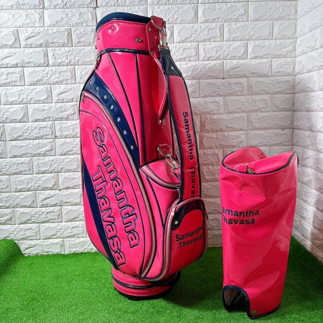 レディース キャディバッグ ゴルフバッグ サマンサタバサ ピンク レア 可愛い