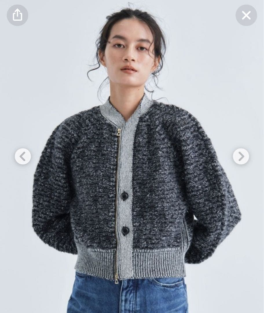 PHOTOCOPIEU グレーカーディガン