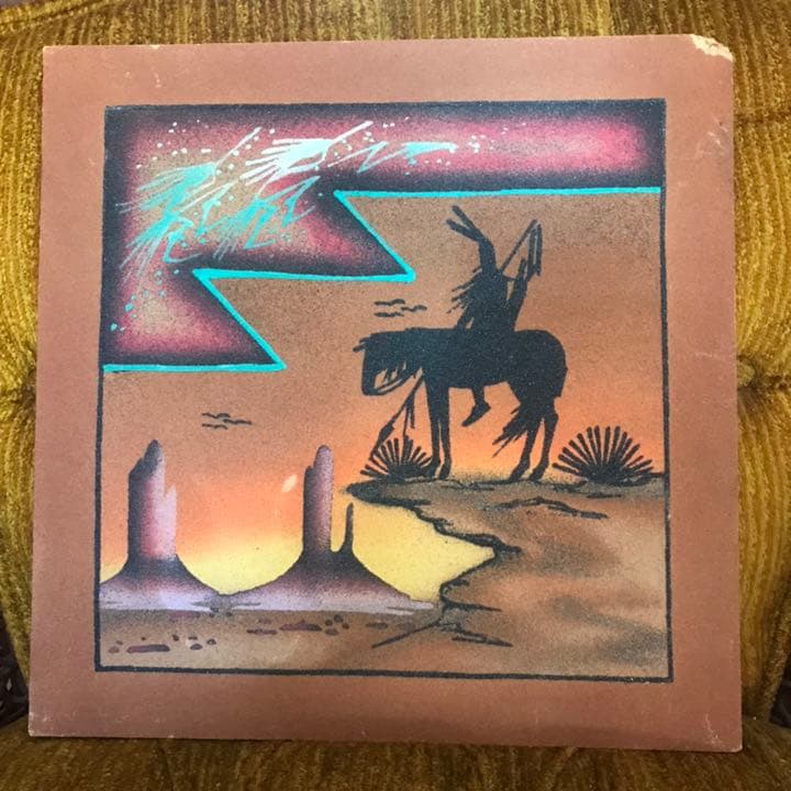 貴重★ネイティブアメリカン　サンドペイント砂絵　インディアンモニュメントバレー