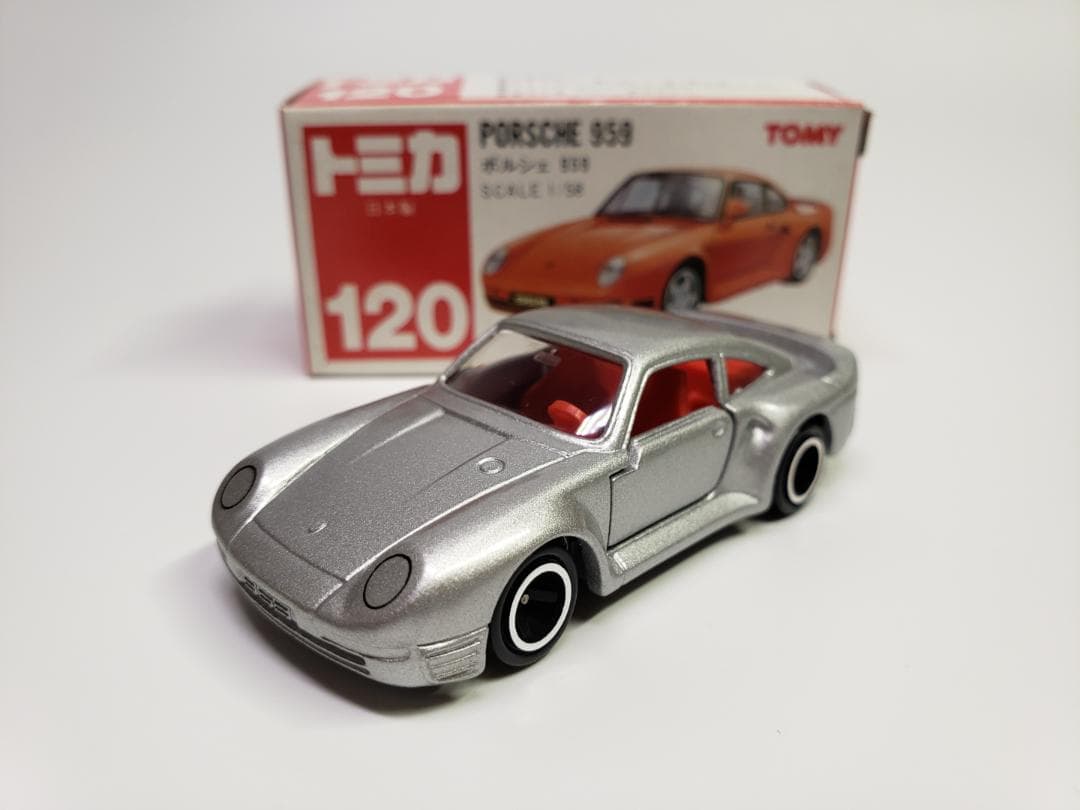 日本製　トミカ　120　ポルシェ　959　＆　117　フェラーリ　F1