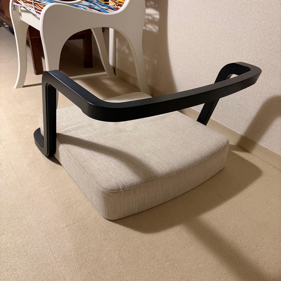 天童木工 座椅子 ブラック 辻村久信