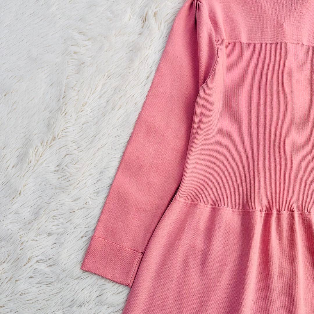 新品 22AW スーパービューティー Aライン ワンピース カーディガン パール