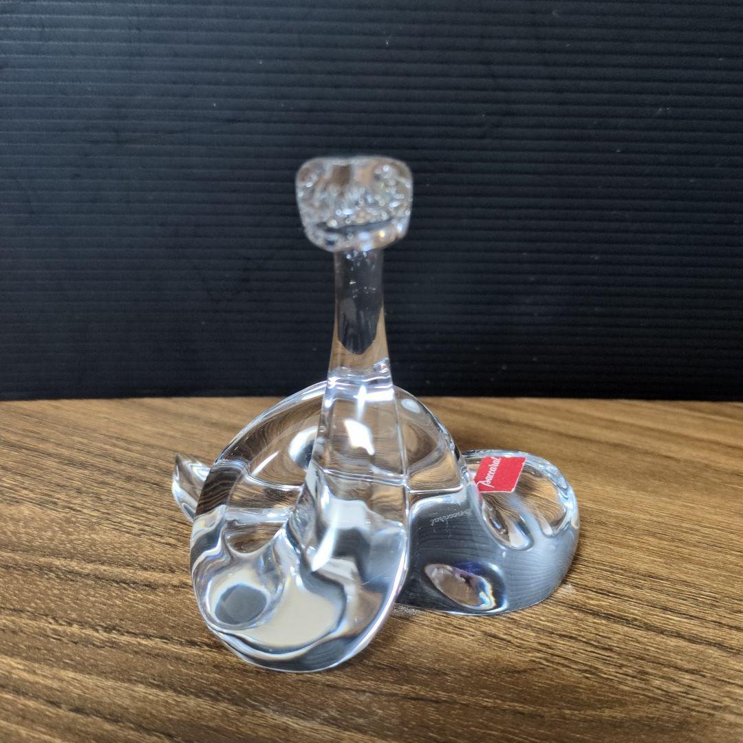 【美品】バカラ／干支 巳 蛇 スネイク フィギュリン 置物