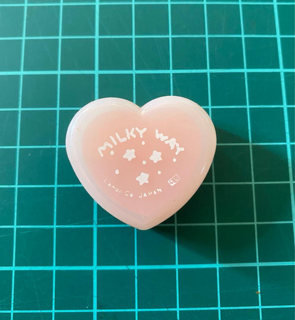 レモン社　消しゴム　MILKYWAY レトロ　ハート