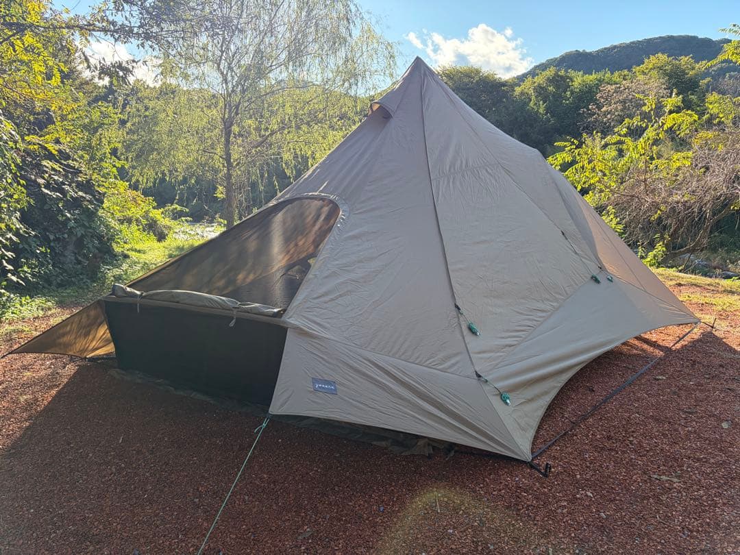 YOZORA KOHAKU テント、インナーSET グランドシート付　中古品