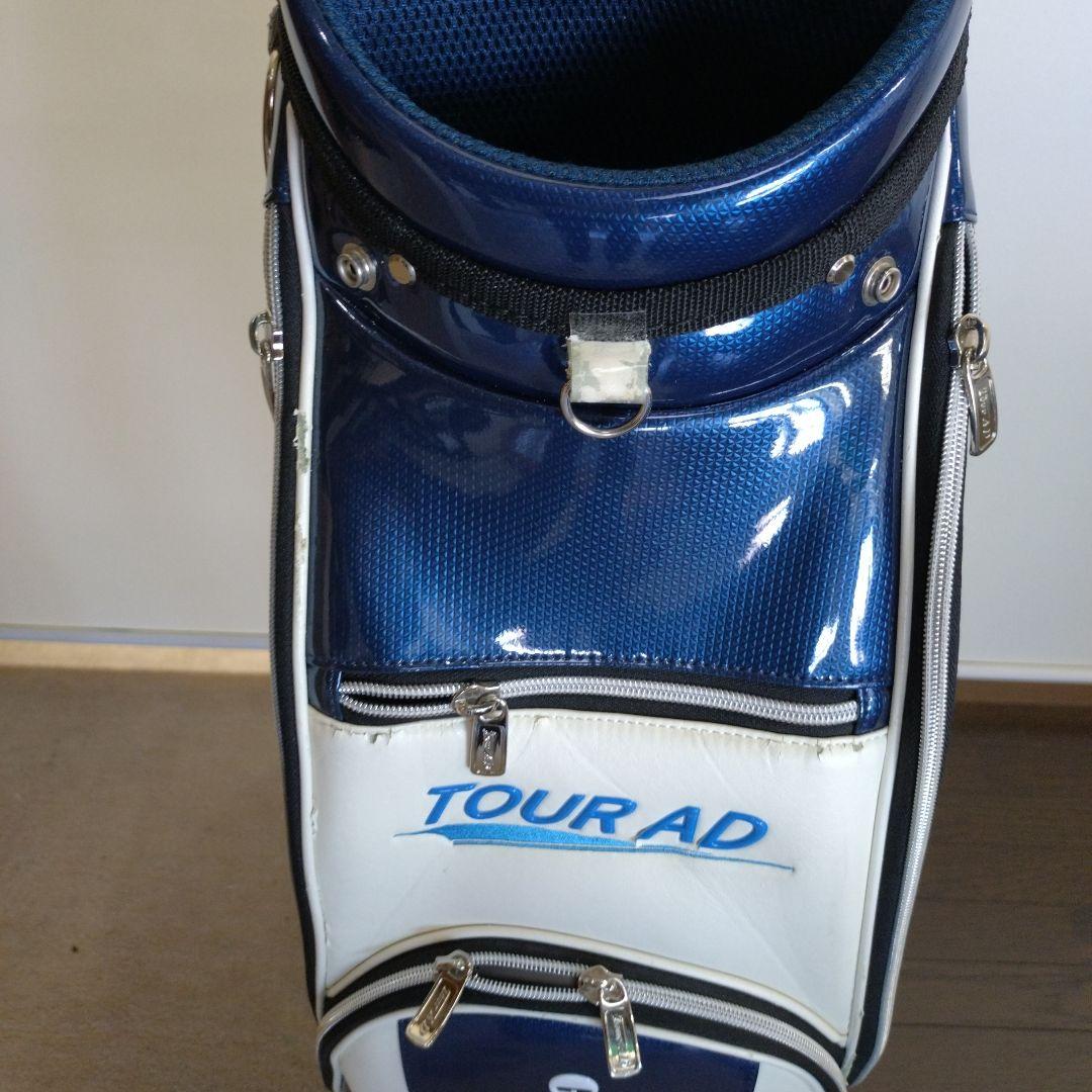 ツアーAD キャディーバック　グラファイト　デザイン