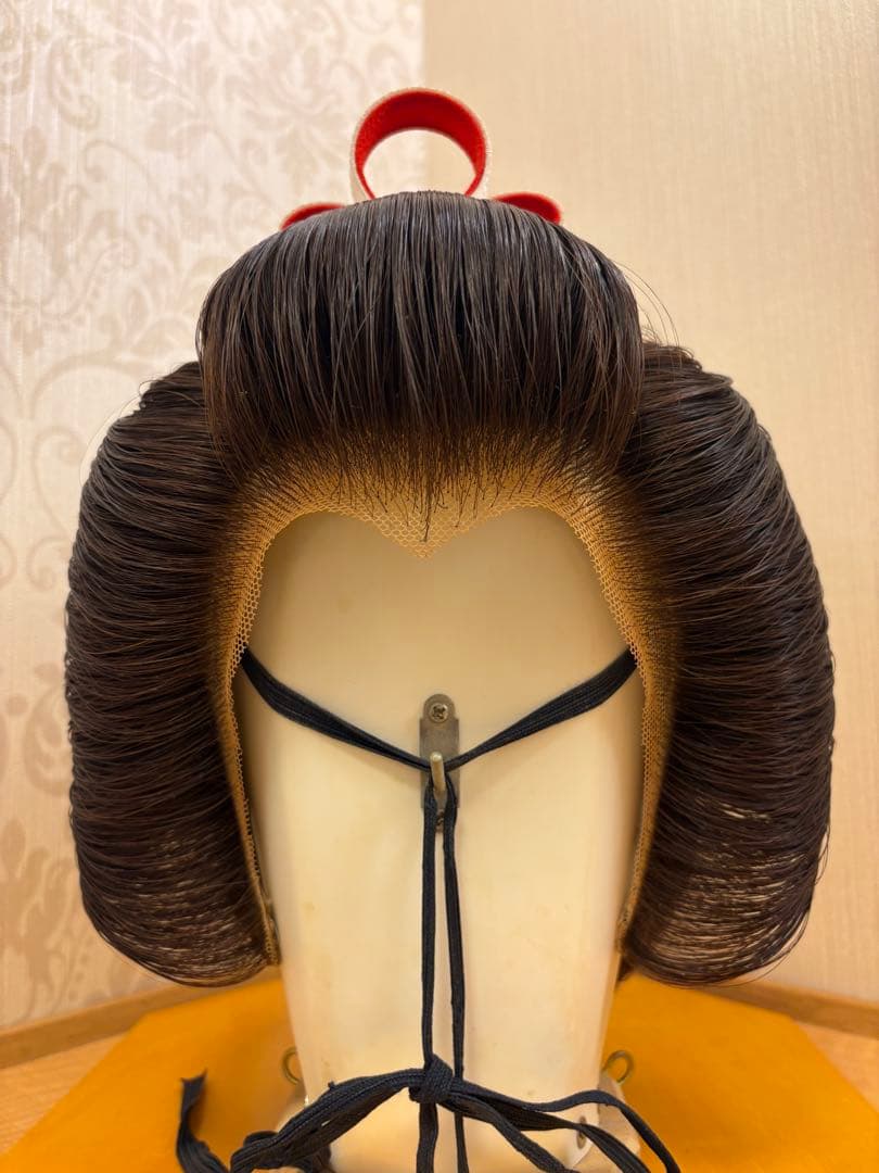 【軽量・人毛仕様】アズマかつら 日本髪｜栗色｜5号（中）｜婚礼・舞台・撮影に