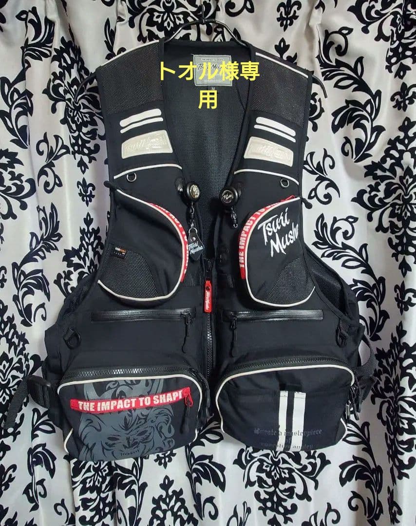 トオル、釣武者ライフジャケット、ウキポーチ、ピンオンリール、ヒップガード