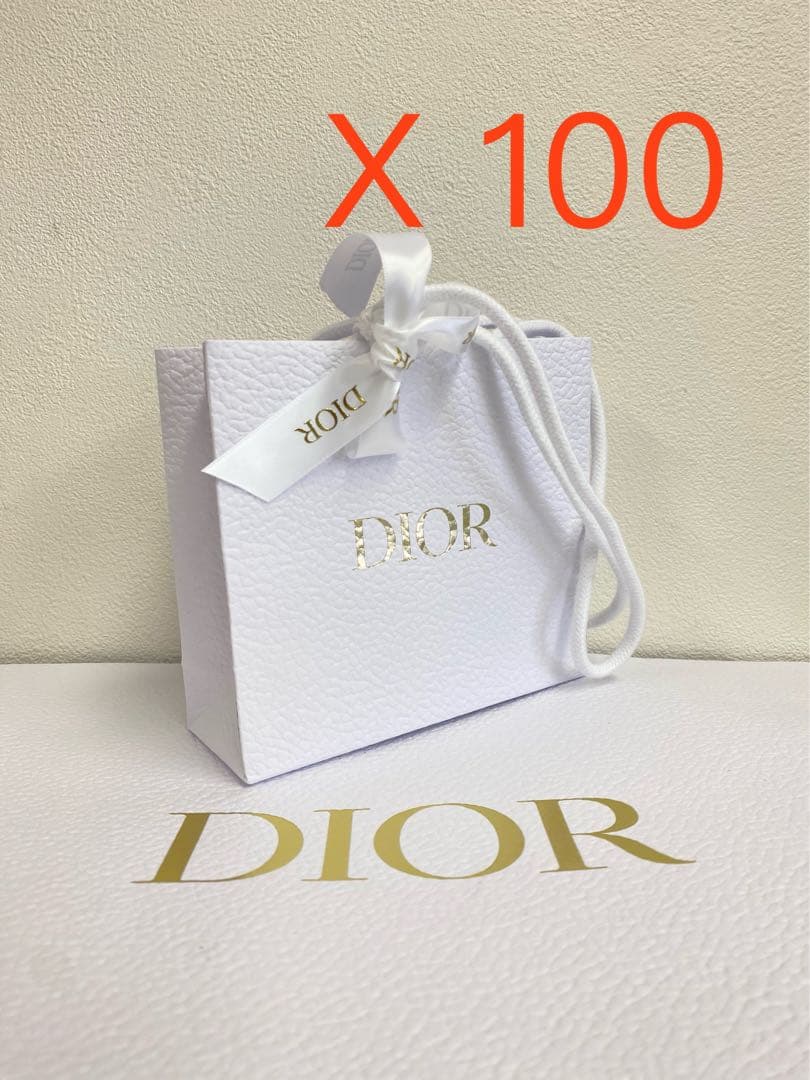 Dior ホワイトギフトバッグ 100個セット