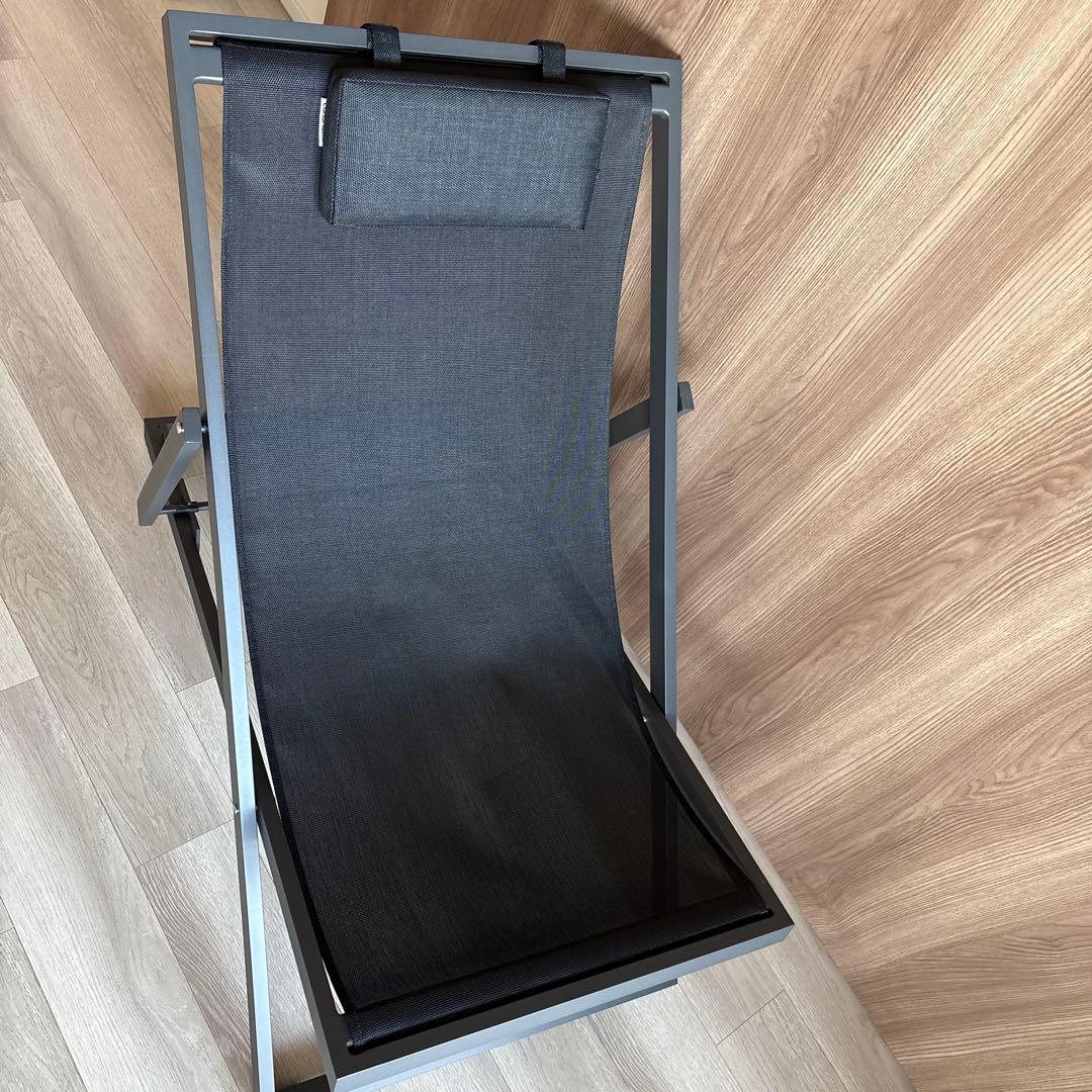 ACTUS LUNA デッキチェア　Landnorm ブラック