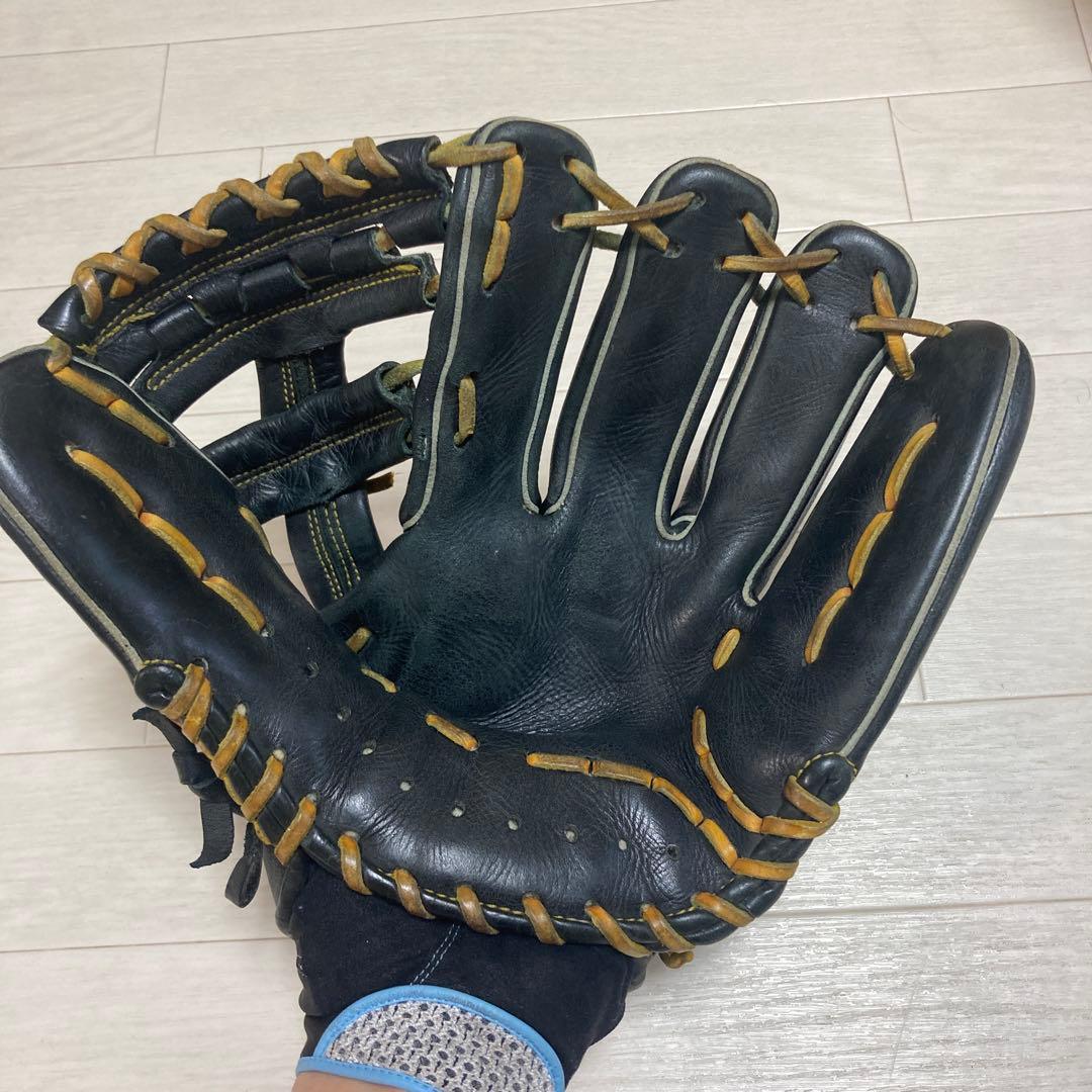 久保田スラッガー　KSN-AR1 野球用グローブ 黒 内野用　グラブ