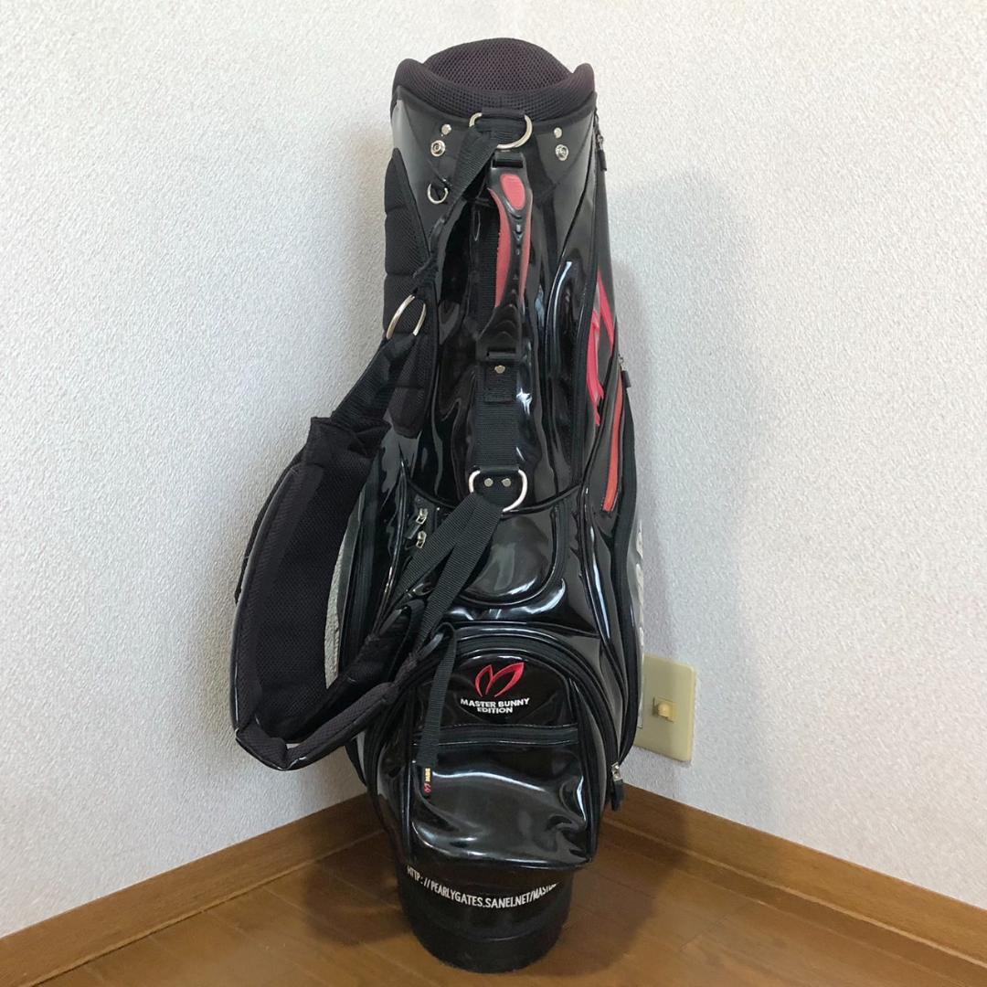 マスターバニーエディション キャディバッグ ブラック エナメル
