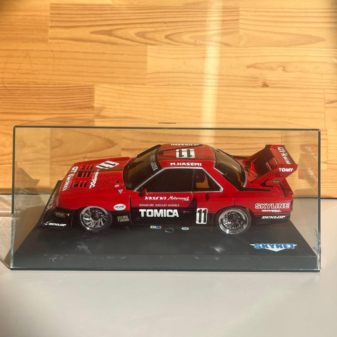 【超希少】ミニッツ用ボディ:スカイラインスーパーシルエット赤