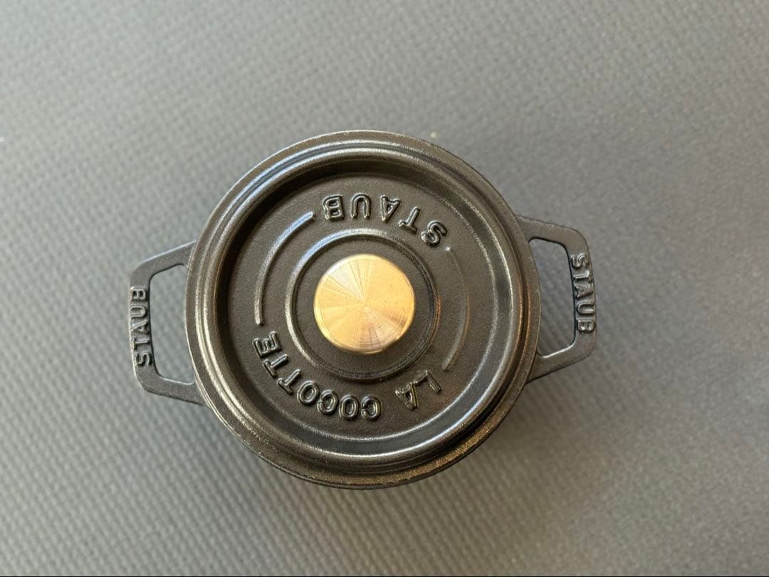 STAUB ココット 小型 黒 14cm