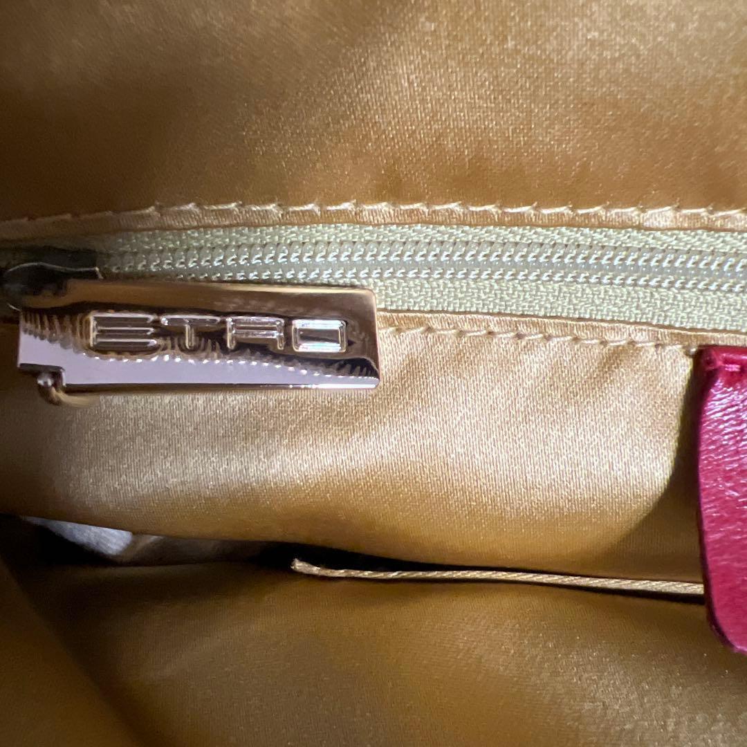 新品タグ付 ETRO 正規品 ギャラ付 希少ジャカード ボストンバッグ