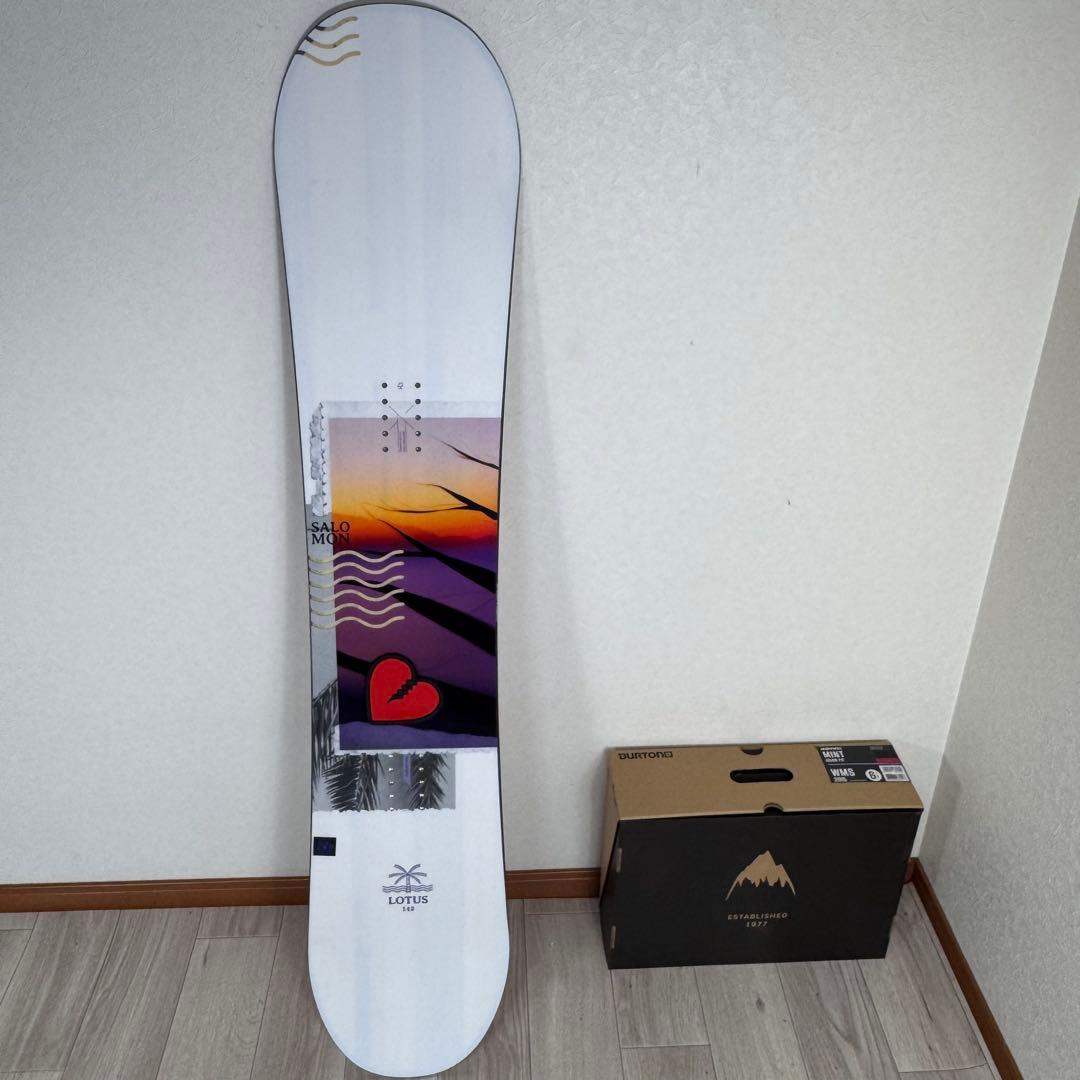 【極美品】SALOMON LOTUS 142cm スノーボード