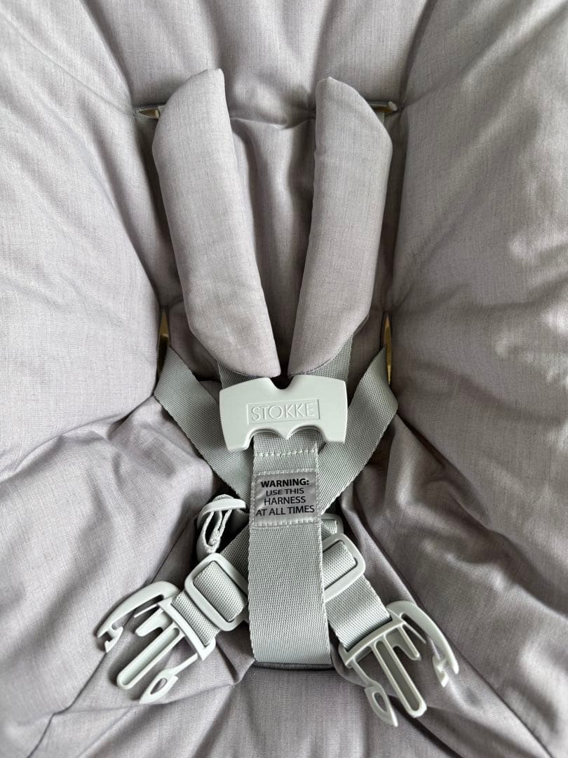 【美品】新型☆角度調整可能☆トリップトラップ ニューボーンセット