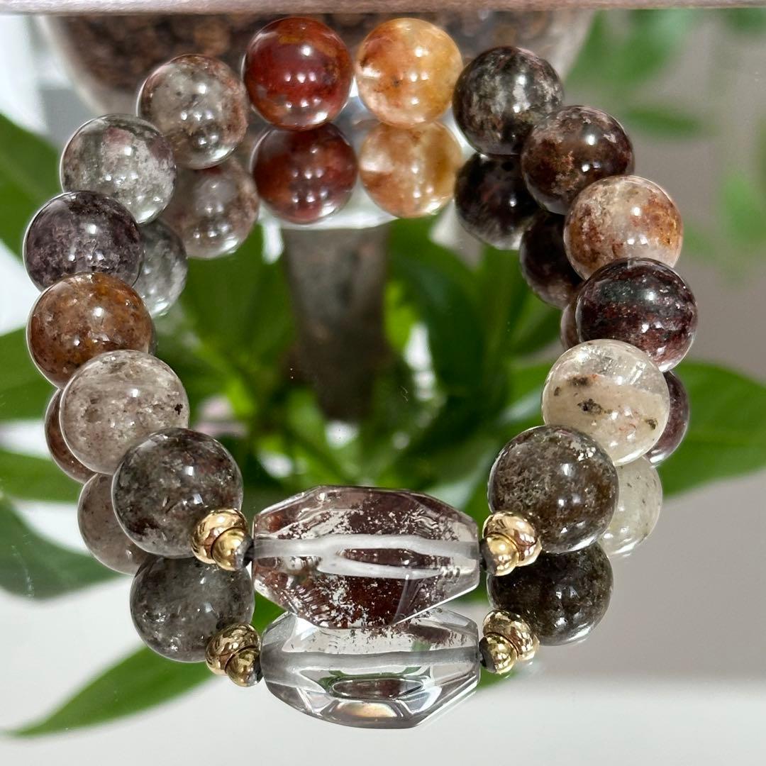 【激レア】【高品質】上質 ガーデンクォーツ 庭園水晶 9mm 金運 財運 UP