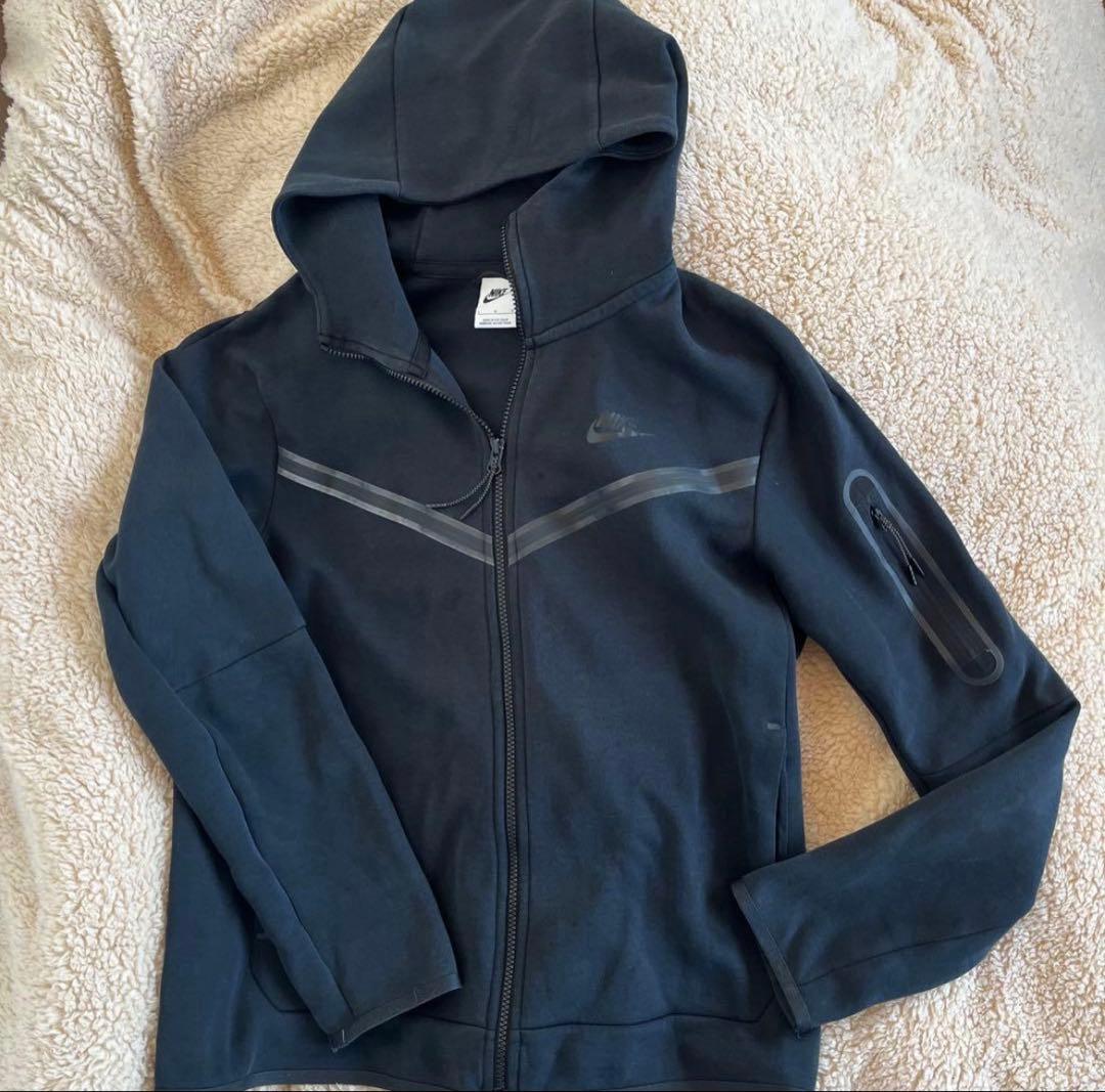 Nike テックフリース 黒 セットアップ 上L 下S 廃盤