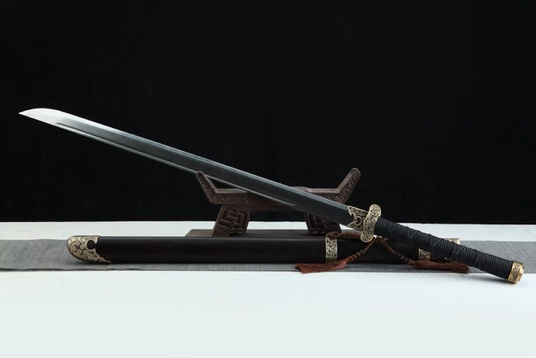 黒今古刀 刀装具 軍刀 苗刀 模造刀 武具 舞踊刀 古兵器