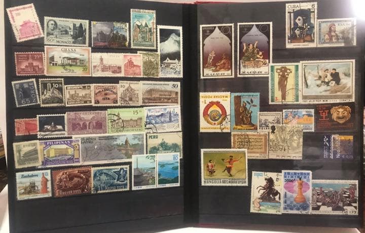 世界の使用済切手アルバム①