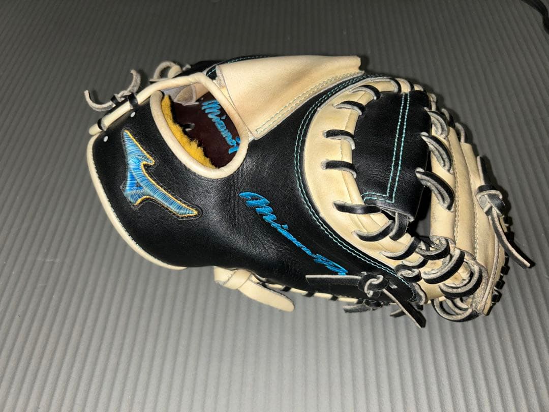 ミズノプロ　オーダー軟式キャッチャーミット　ダイバーシティブルー