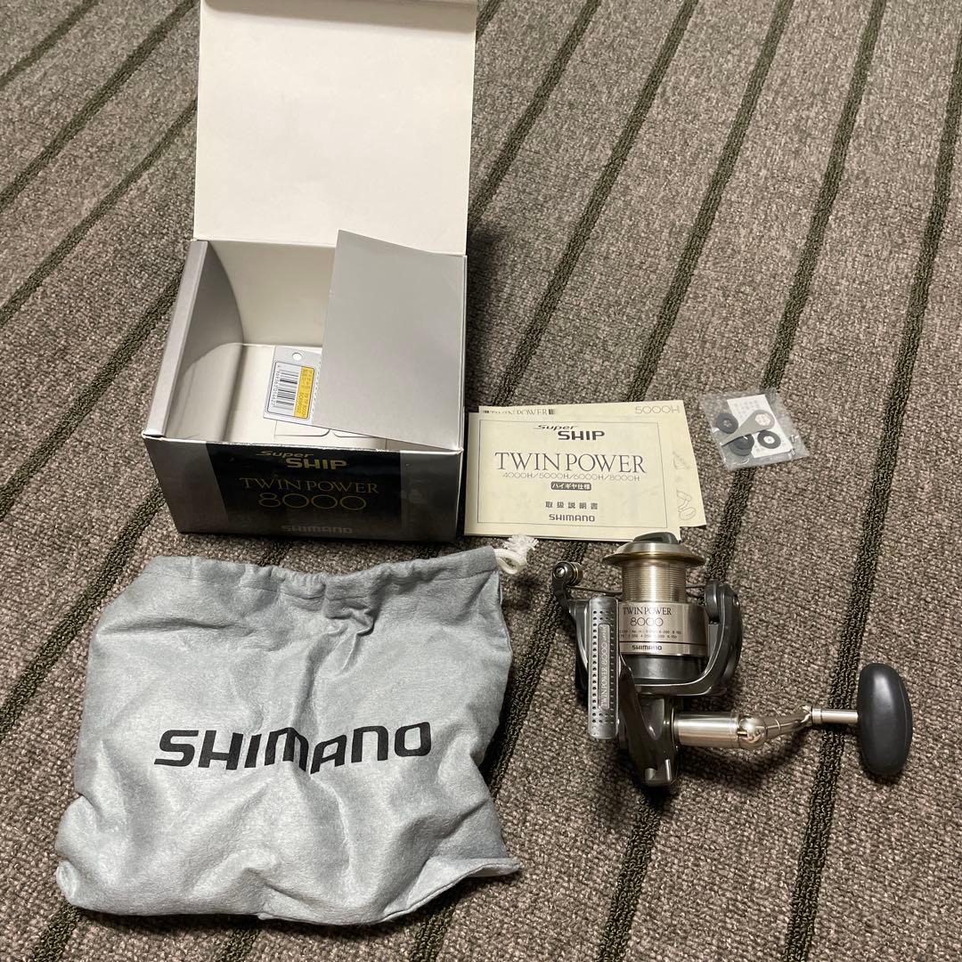 SHIMANO TWIN POWER 8000 リール　箱付き