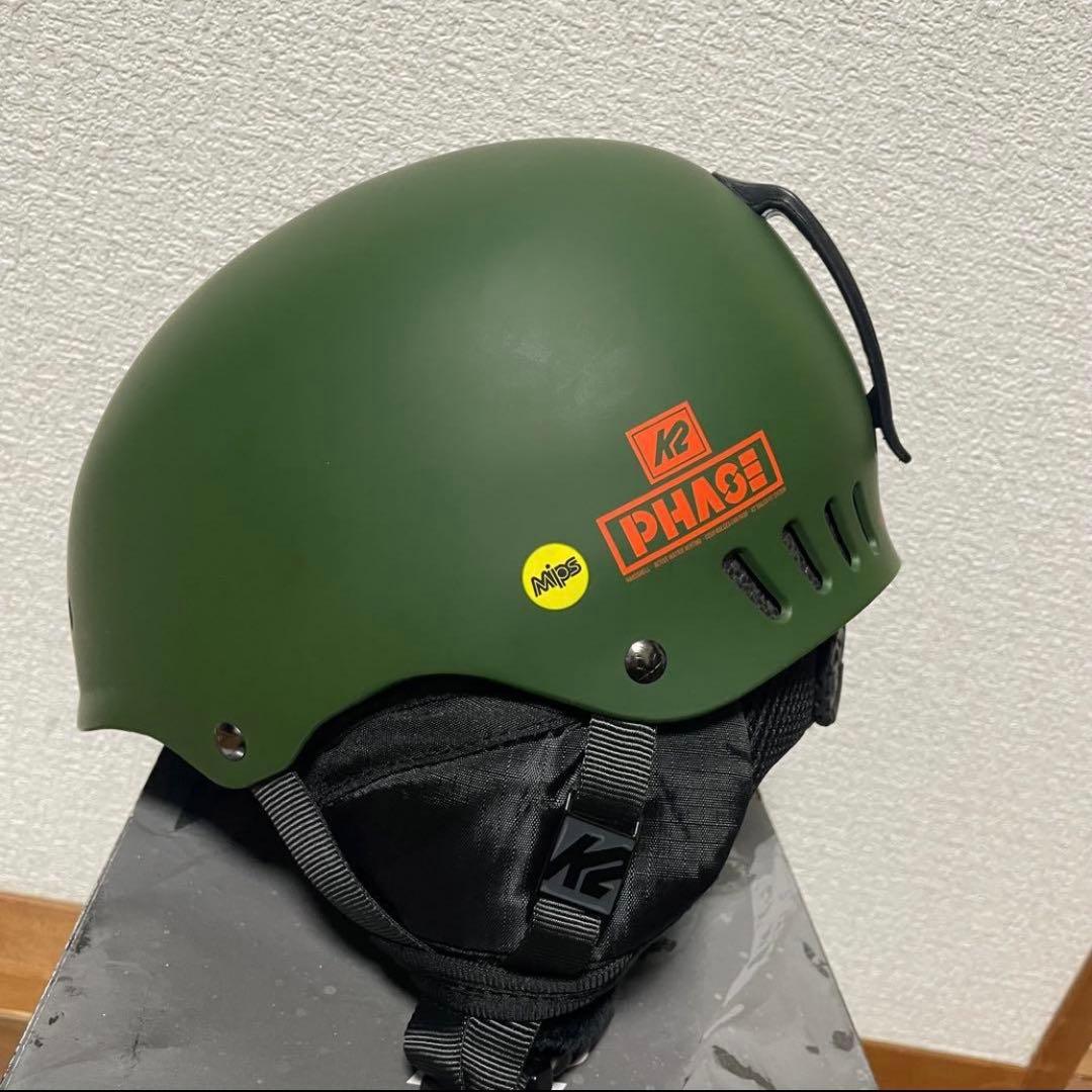 未使用　K2 PHASE グリーンヘルメット　MIPS