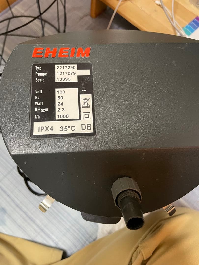 EHEIM フィルター 2217 50Hz ガラスパイプTDSメーター付き