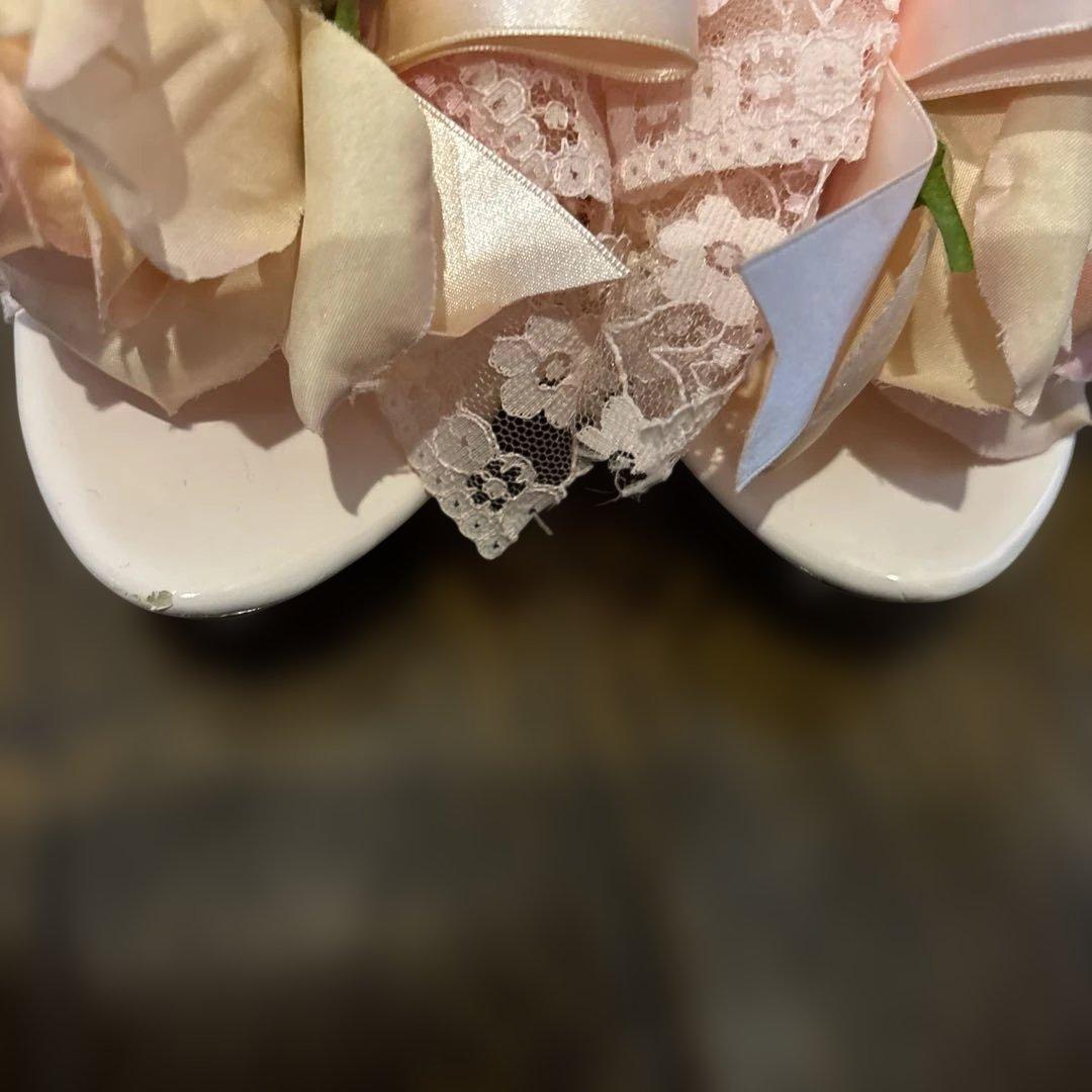 ジーザスディアマンテ 薔薇ミュール ピンク　レア　24-24.5