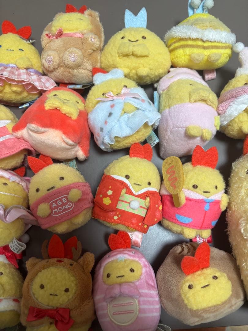 すみっコぐらし えびふらいのしっぽ あじふらいのしっぽ てのりぬいぐるみ 23体