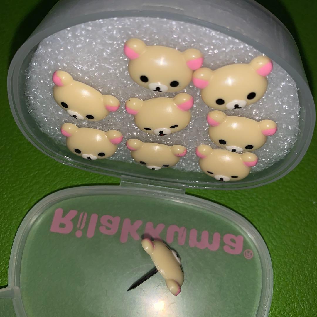 サンエックス　リラックマ コリラックマ　プッシュピン　ストラップ　まとめ売り