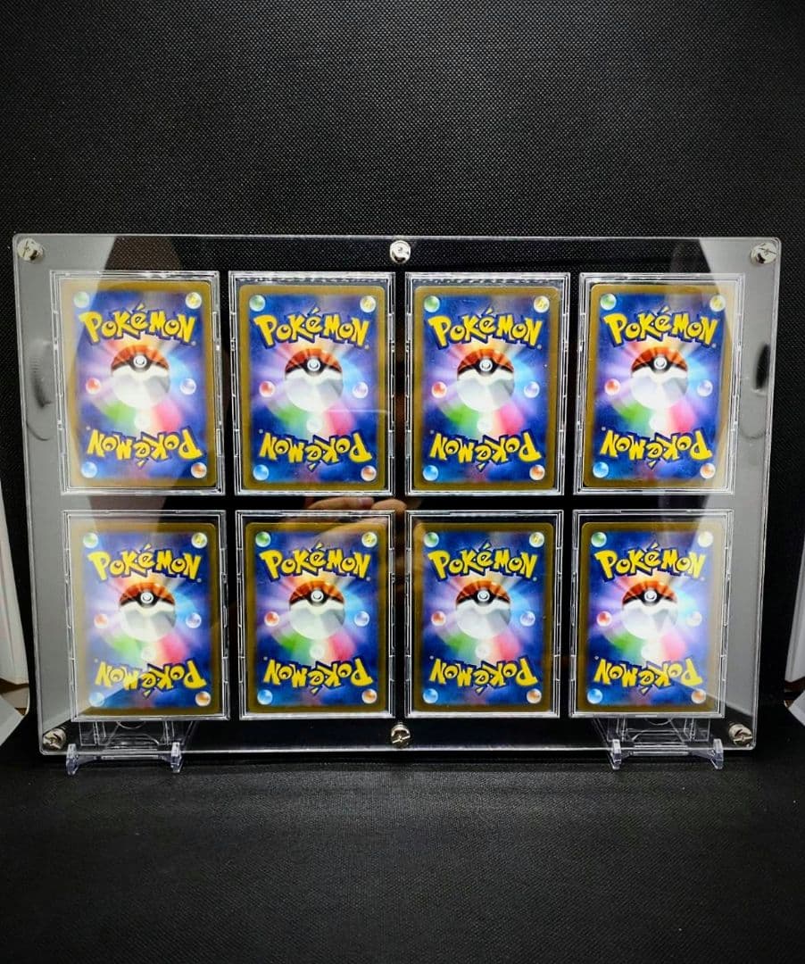 アクリルフレーム クリア【UVカットネジ式8連スクリューダウン】