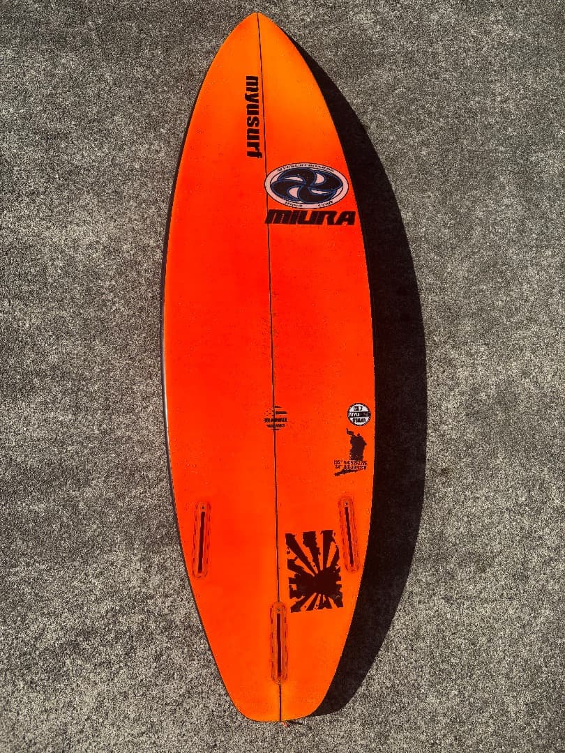 サーフボード オレンジ ホワイト
