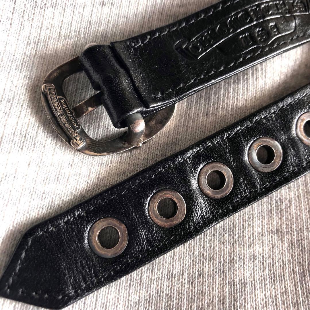 クロムハーツ ダガー付きレザーウォッチベルト