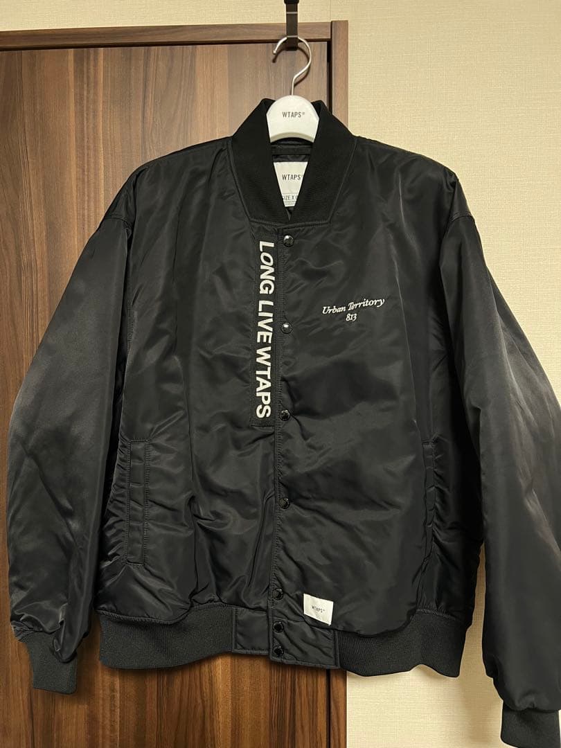 ジャケット・アウター WTAPS TEAM JACKET 03 BLACK