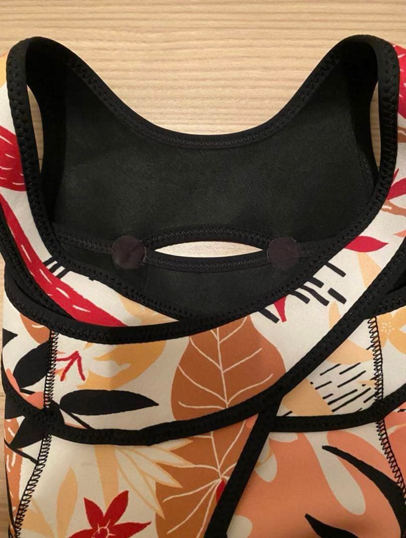 【美品】ROXYロキシー ウェットスーツ ロングジョン M 黒