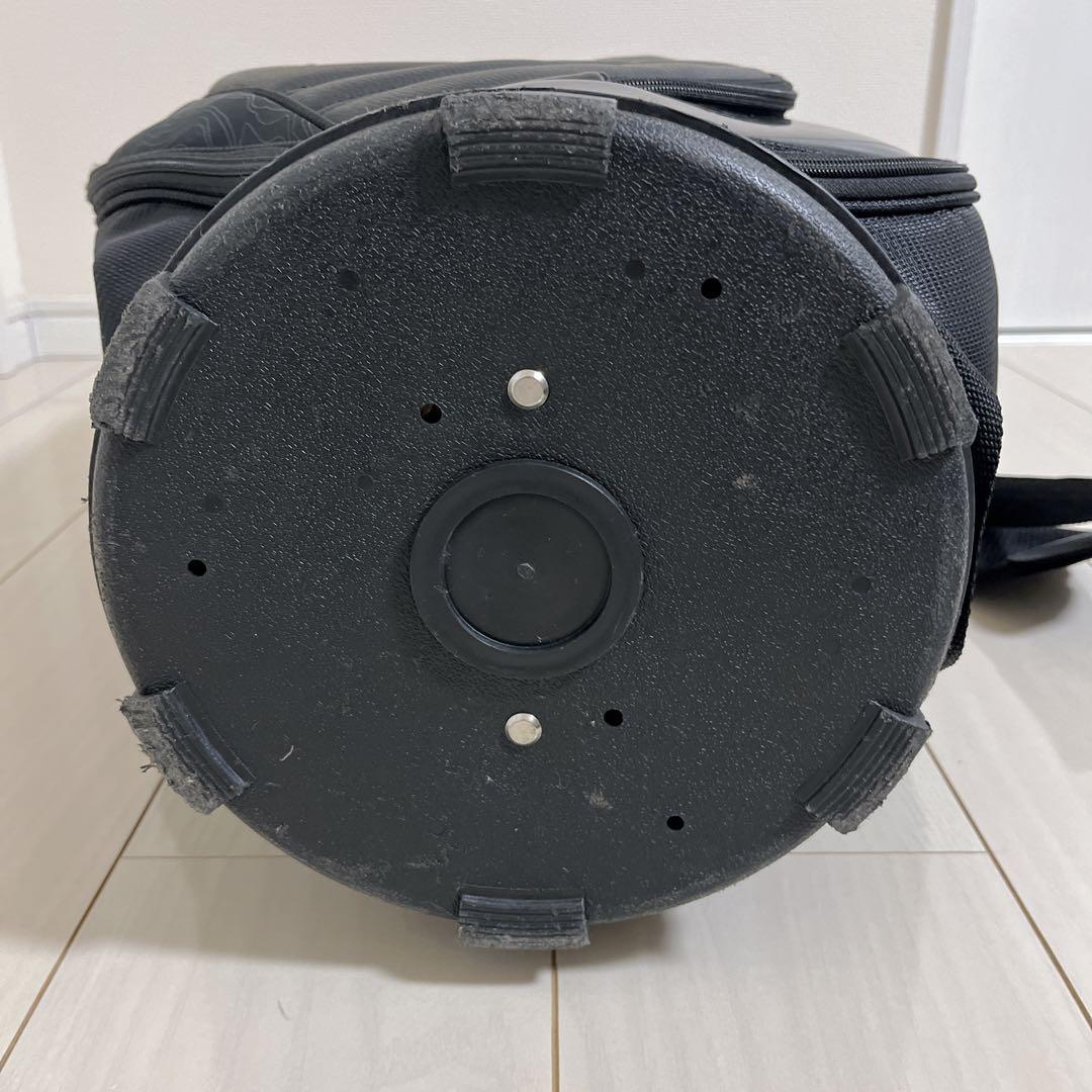 adidas アディダス キャディバッグ ゴルフ ブラック ヘッドカバー付き