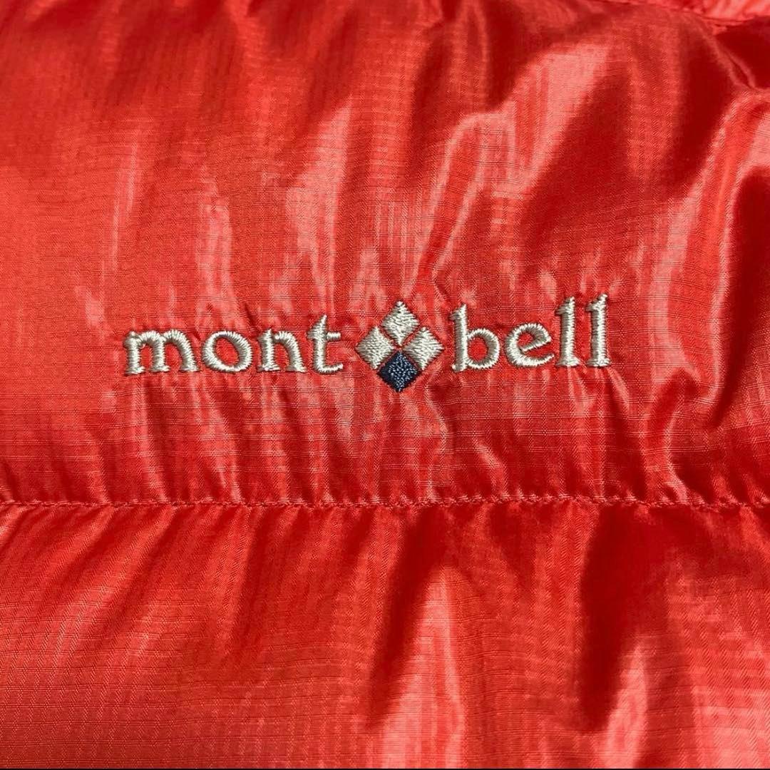 モンベル　ライトアルパインダウンパーカ　赤　オレンジ　XL　800FP