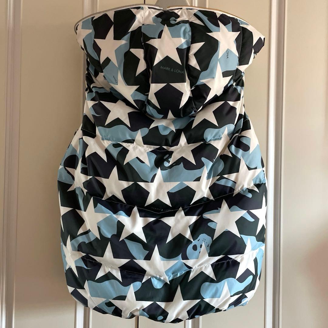 MARK&LONAマーク&ロナ リバーシブルダウンベスト レア 希少 ーゴルフ