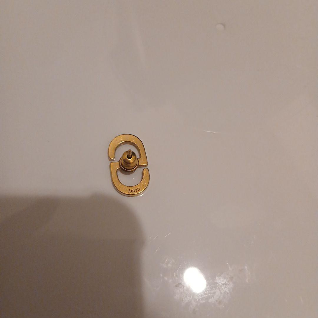 Christian Dior ピアス(片耳用) ゴールド ループ型 片耳用ピアス