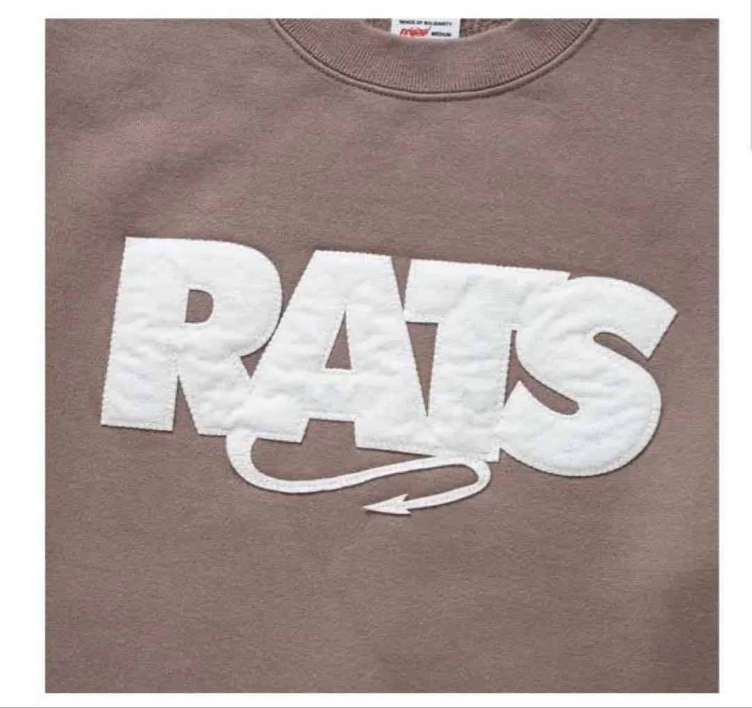 G*D様 RATS BOX LOGO CREW NECK SWEAT XXL
