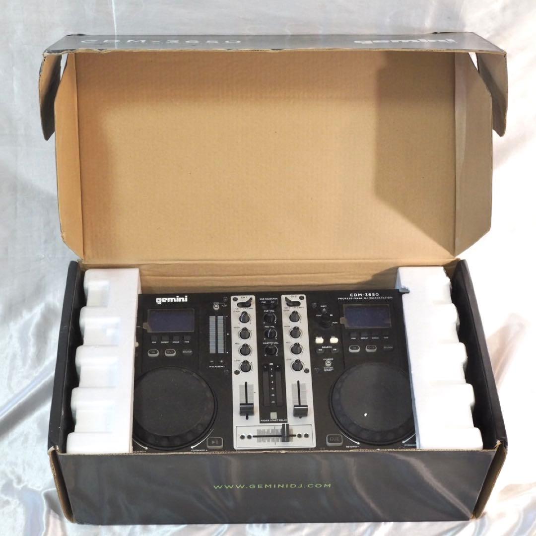 gemini DJ CD MIXING CONSOLE CDM−3650