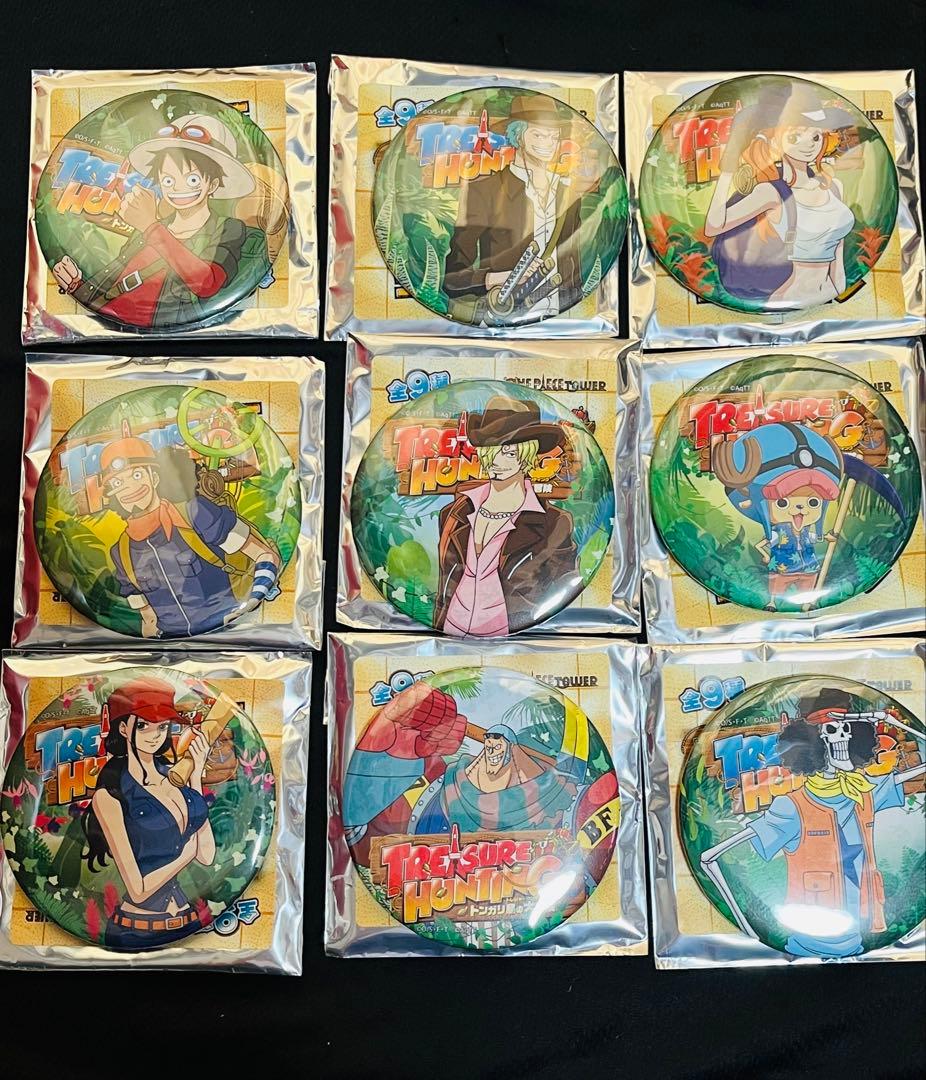 ワンピースタワー 限定 トレジャーハンティング 缶バッジ コンプセット 輩 レア
