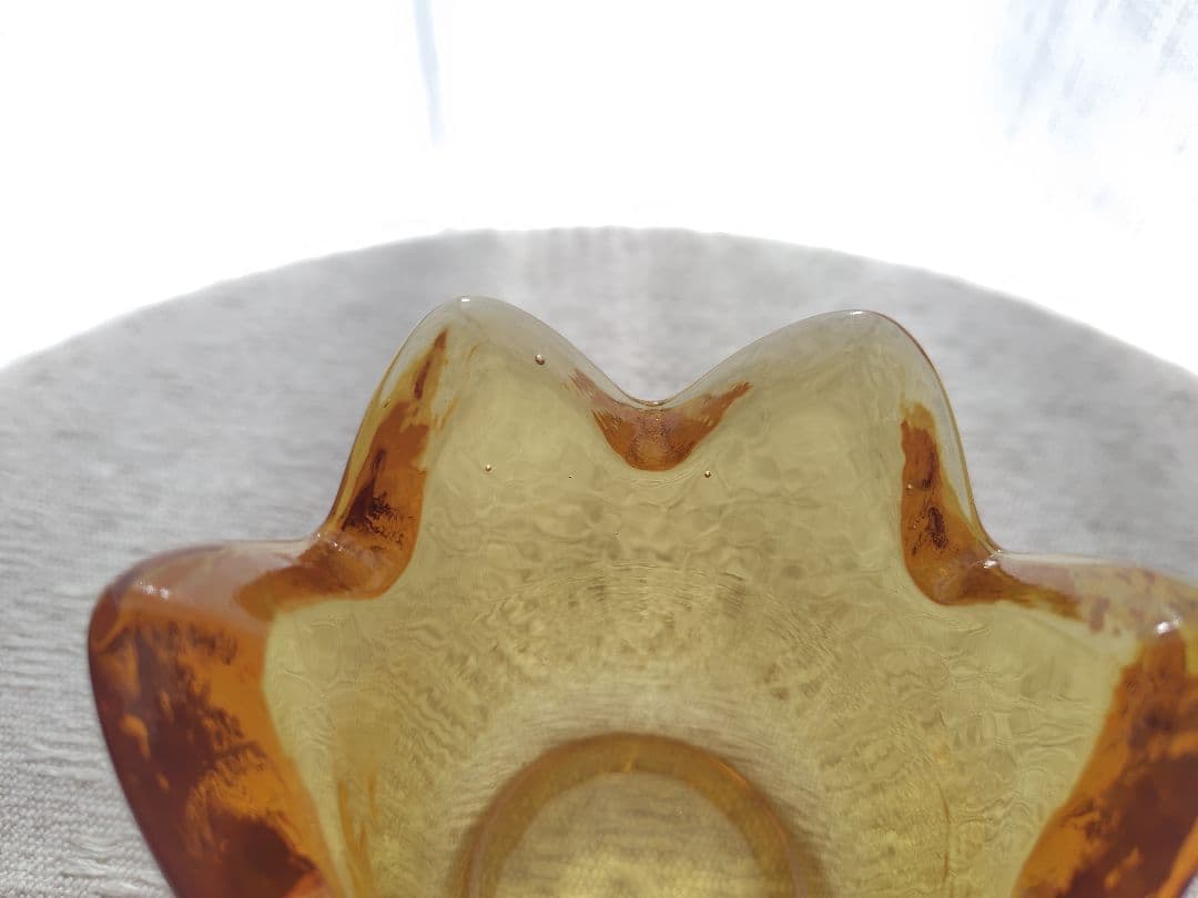  TULIP チューリップ キャンドルホルダー イエロー/クリア