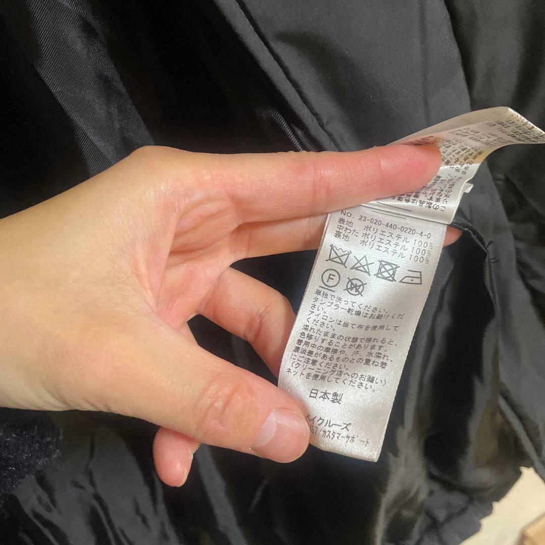 journal standard luxe ピーチ中綿フードコート