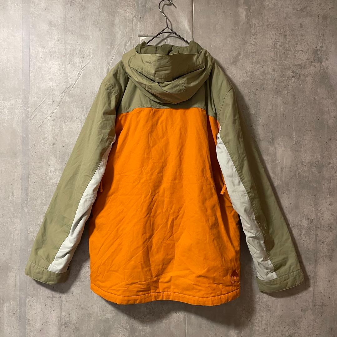 Burtonバートンスキーウェアスノーボードジャケットパーカーベージュオレンジ