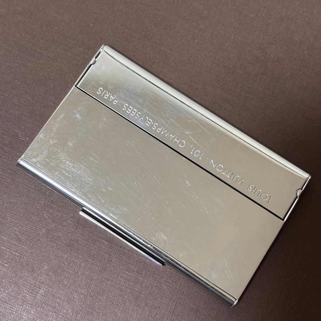 Louis Vuitton 名刺入れ シャンゼリゼ カードケース シルバー