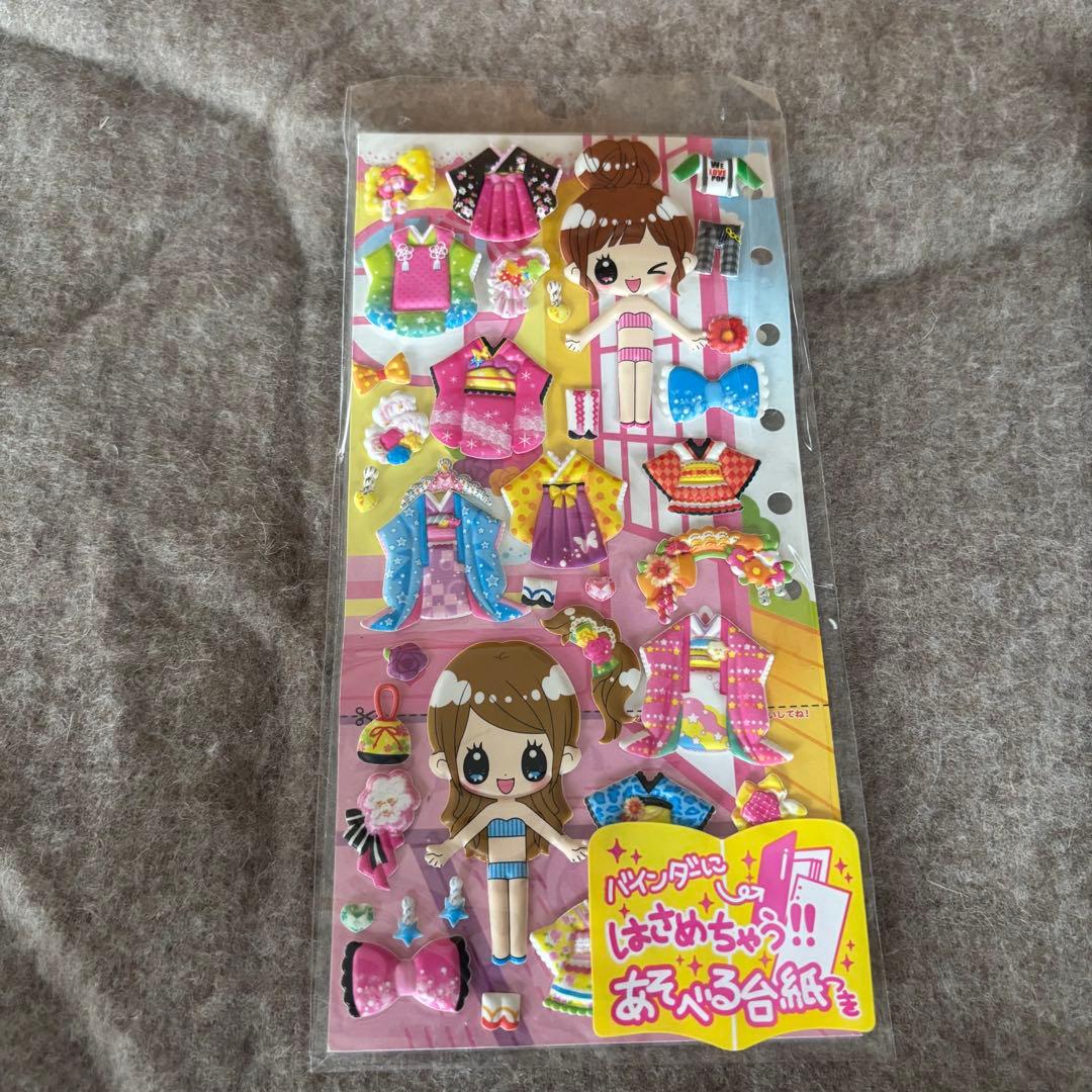 平成レトロ　着せ替えシール　まとめ売り