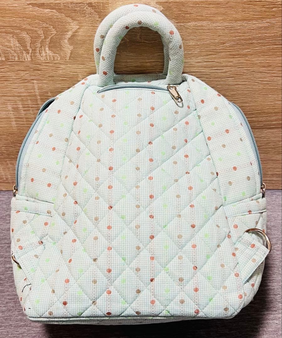 ★新作★スーちゃん＆ことり　リュック　ボディバッグ　ハンドメイド　水色系